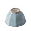 Ba Fang Cup | Handmade Ru Porcelain Gongfu Teacup | Sky Blue Glaze