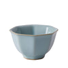 Ba Fang Cup | Handmade Ru Porcelain Gongfu Teacup | Sky Blue Glaze