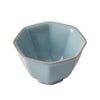 Ba Fang Cup | Handmade Ru Porcelain Gongfu Teacup | Sky Blue Glaze