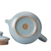 Hu Lu Teapot | Handmade Ru Porcelain Gongfu Teapot | Sky Blue Glaze