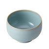 Luo Han Cup | Fully Handmade Ru Porcelain Gongfu Teacup | Sky Blue Glaze
