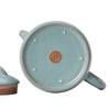 Qin Quan Teapot | Fully Handmade Ru Porcelain Gongfu Teapot | Antique Sky Blue Glaze