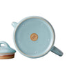 Qin Quan Teapot | Fully Handmade Ru Porcelain Gongfu Teapot | Sky Blue Glaze