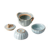 Tea for One Set | Handmade Ru Porcelain Gongfu Tea Set | Sky Blue Glaze