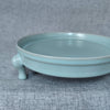 Three-Footed Brush Washer | Fully Handmade Ru Porcelain | Antique Sky Blue Glaze