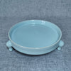 Three-Footed Brush Washer | Fully Handmade Ru Porcelain | Sky Blue Glaze
