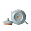 Xi Shi Teapot | Fully Handmade Ru Porcelain Gongfu Teapot | Sky Blue Glaze