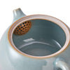 Xi Shi Teapot | Fully Handmade Ru Porcelain Gongfu Teapot | Sky Blue Glaze