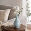 Yu Hu Chun Vase | Handmade Ru Porcelain | Sky Blue Glaze