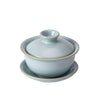 Yuan Bao Gaiwan | Handmade Ru Porcelain | Sky Blue Glaze